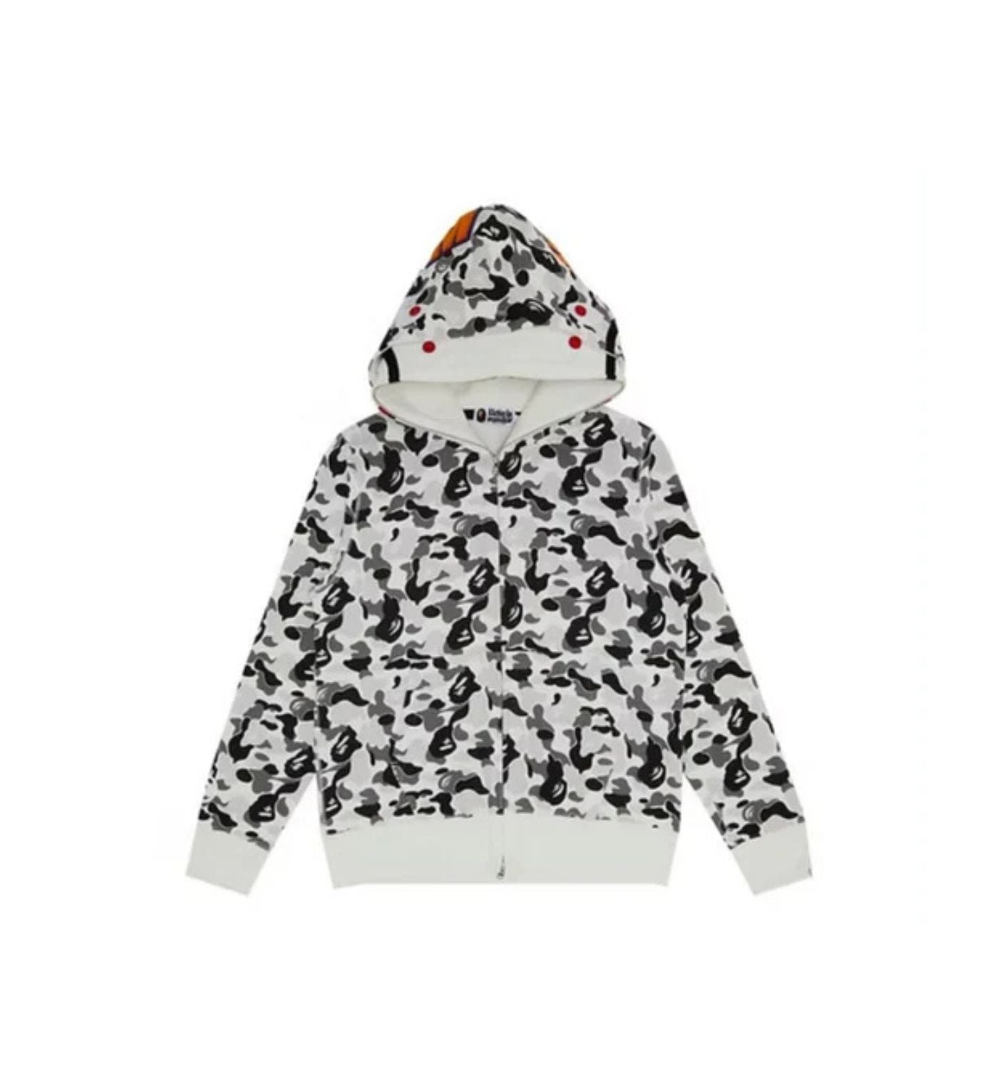BAPE ABC Camo Double Shark Full Zip Hoodie 'Grey'