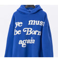 Yezzy hoodie blue logo