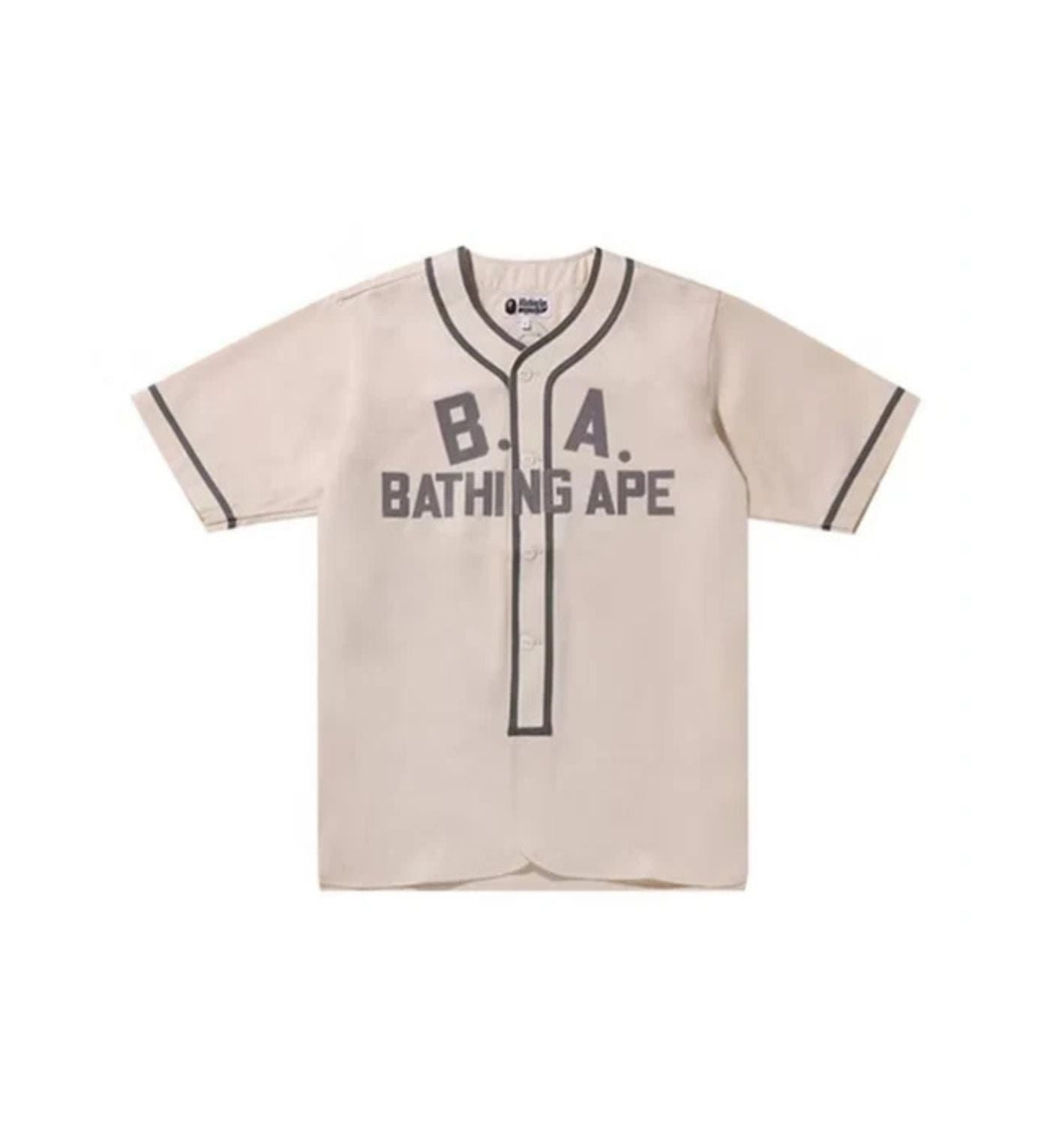 BAPE Baseball Shirt 'White/Ivory'