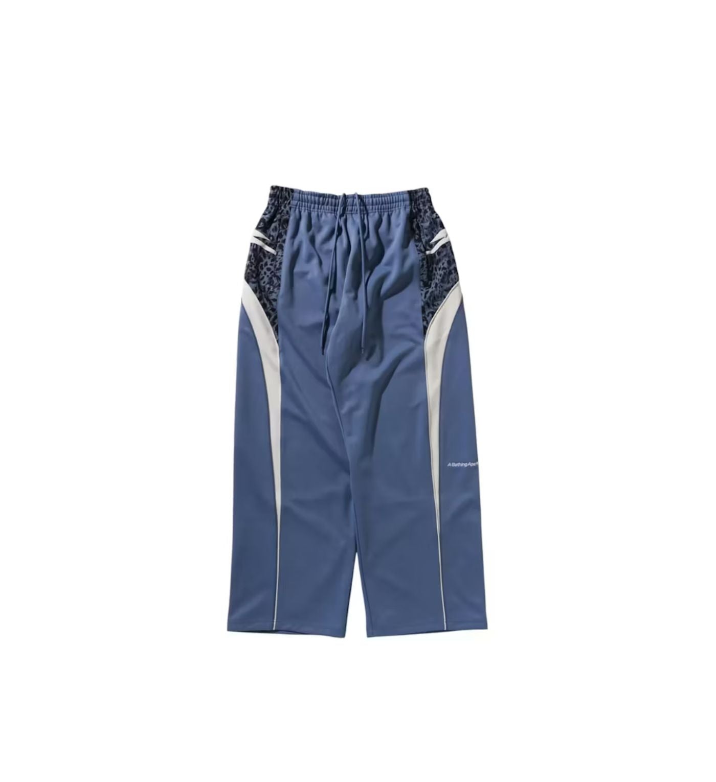 BAPE Wild Leopard Pattern Oversized Fit Track Pants