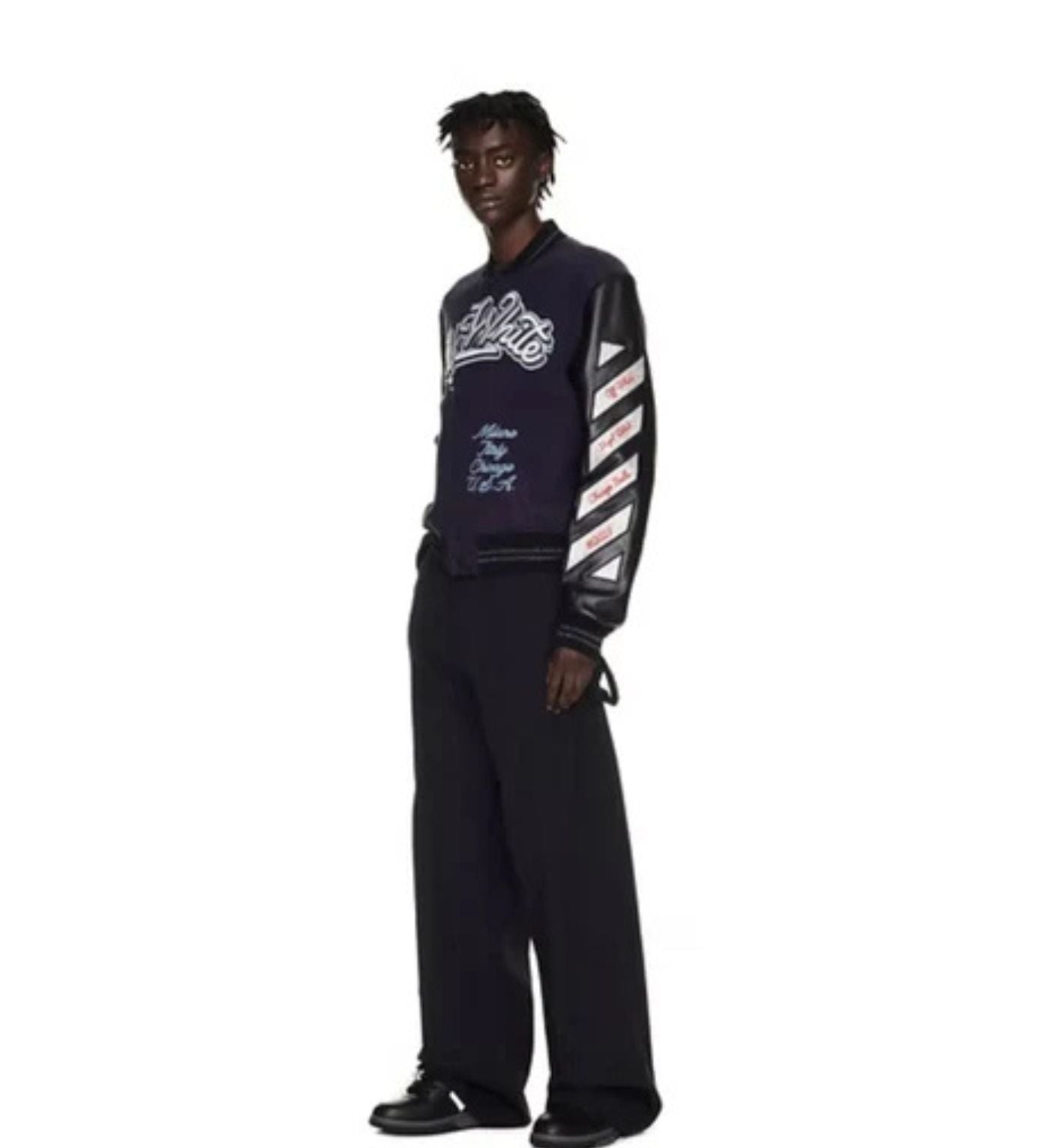 Off withe  jacket bulls X black