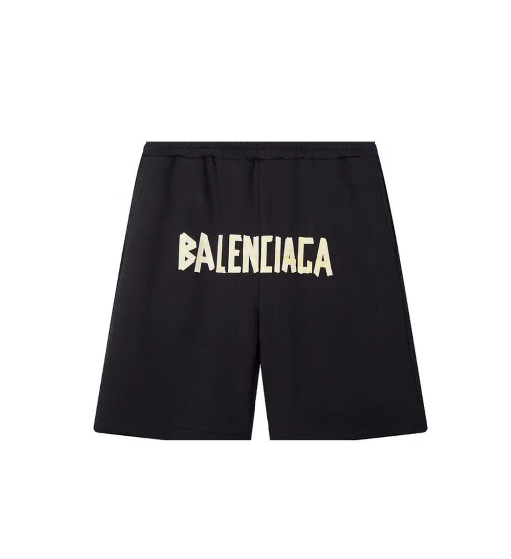 Balenciaga short summer black logo