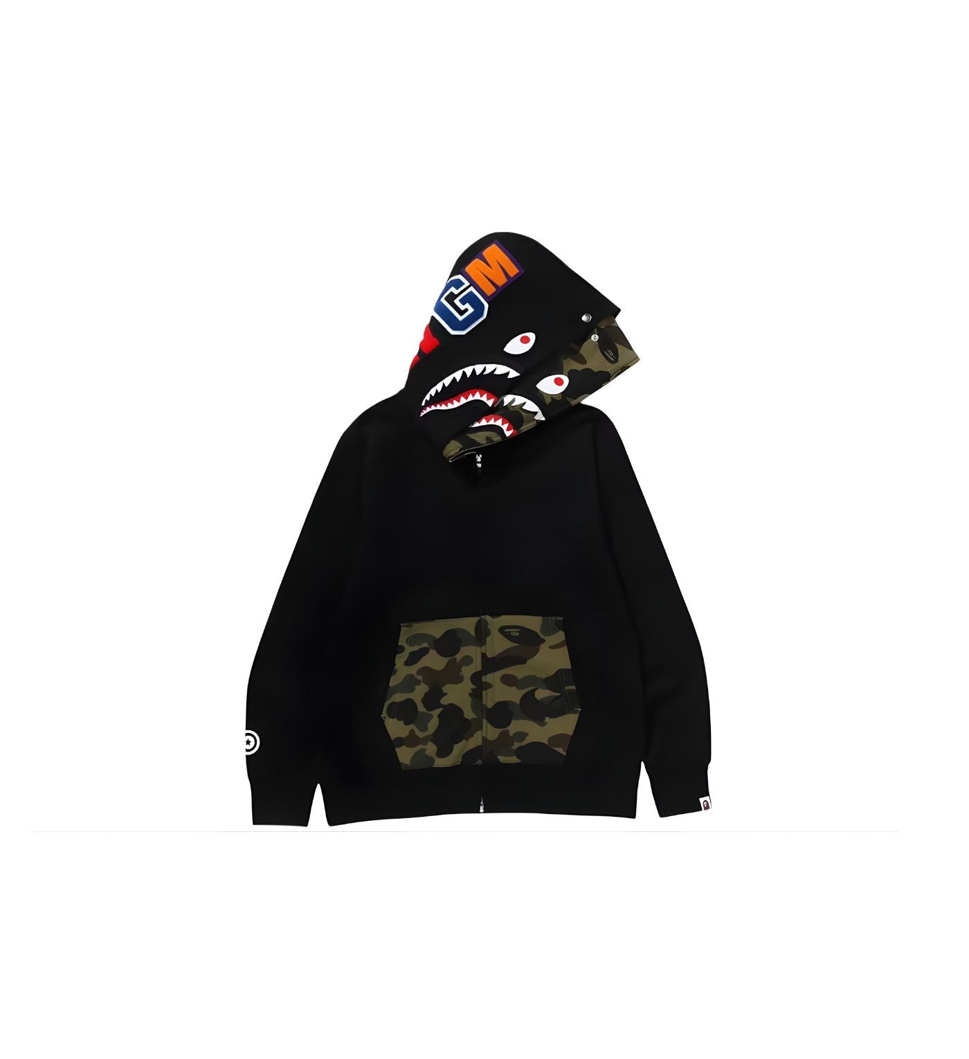 BAPE 1st Camo Shark Full Zip Double Hoodie
