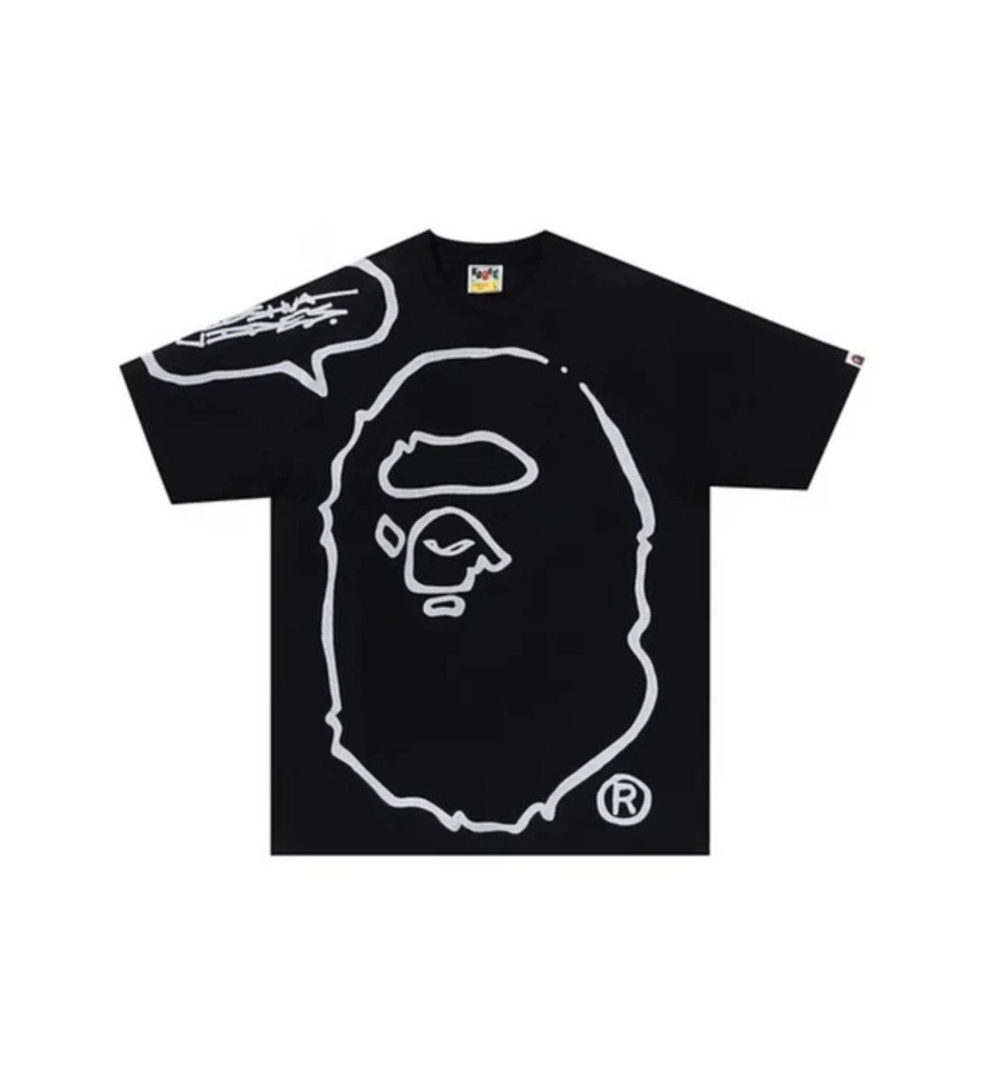 BAPE x Joshua Vides Ape Head Tee 'Black'