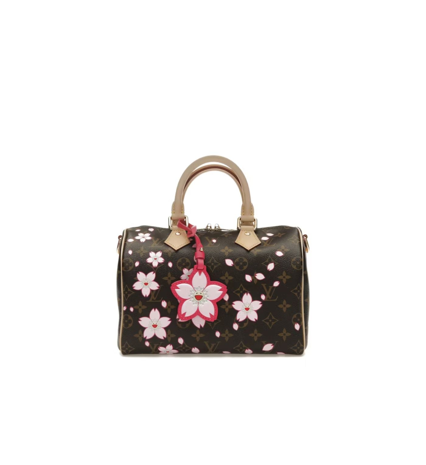 Louis Vuitton x Takashi Murakami Cherry Blossom Speedy Bandouliere 25