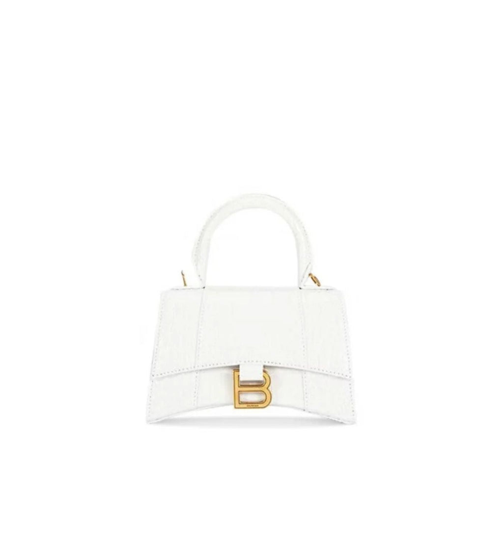 Balenciaga Hourglass XS Top Handle Bag 'White'
