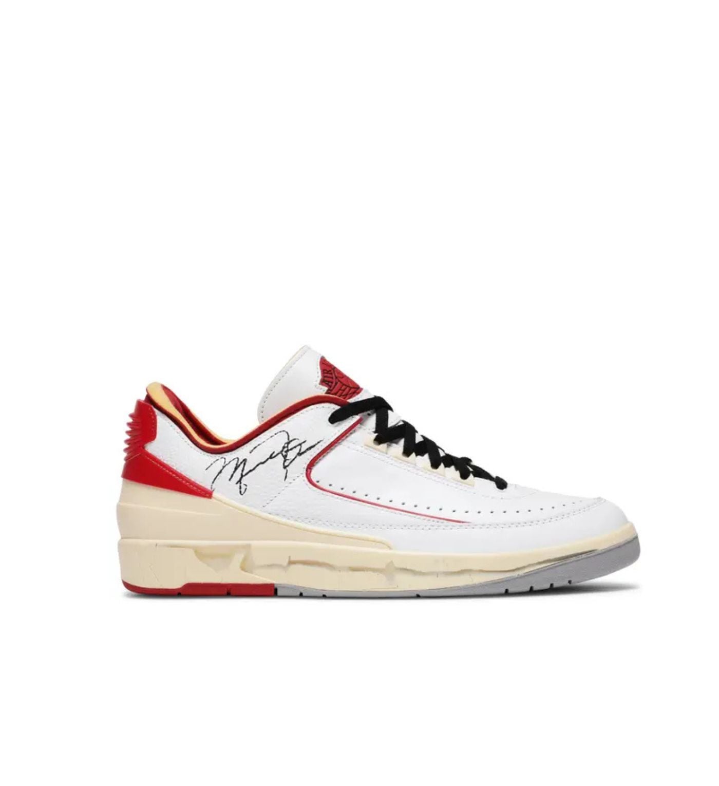 Off-White x Air Jordan 2 Retro Low SP 'White Varsity Red