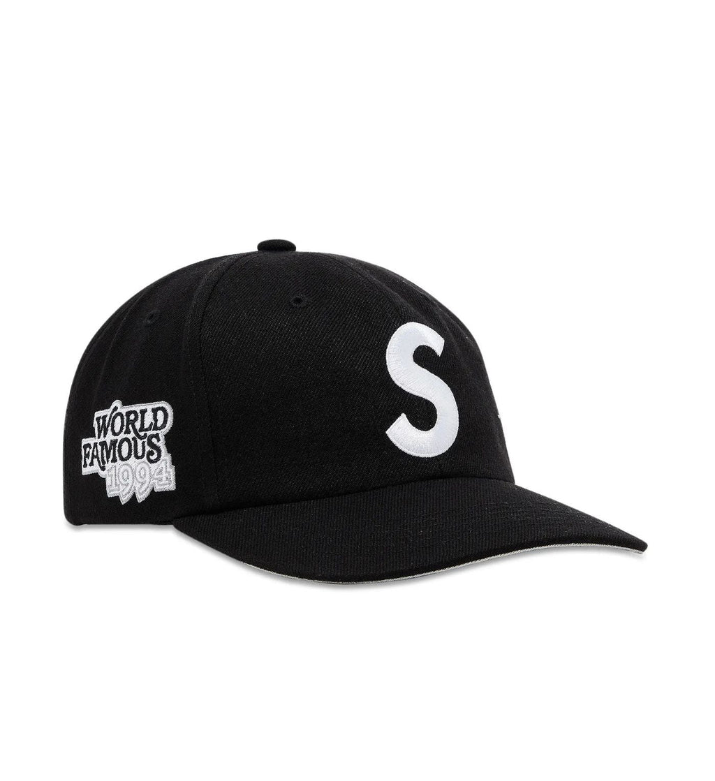 Supreme World Famous S Logo 6-Panel 'Black'