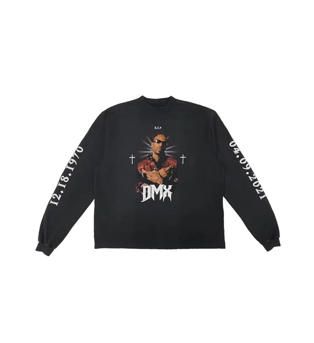 Balenciaga x Yeezy DMX, A Tribute Longsleeve T-Shirt Faded Black