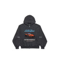 Balenciaga Automobil Lamborghini Zip-Up Small Fit Hoodie