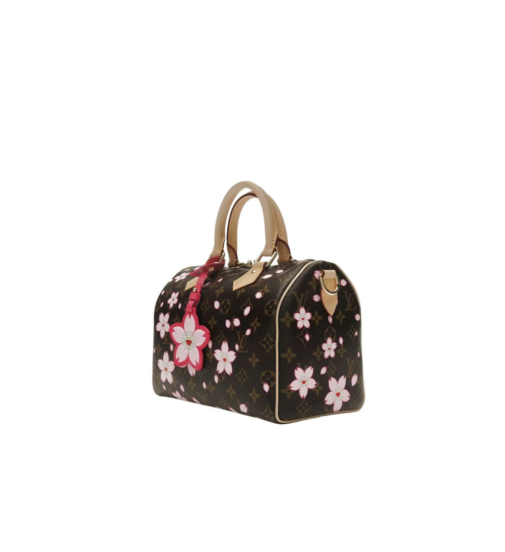 Louis Vuitton x Takashi Murakami Cherry Blossom Speedy Bandouliere 25