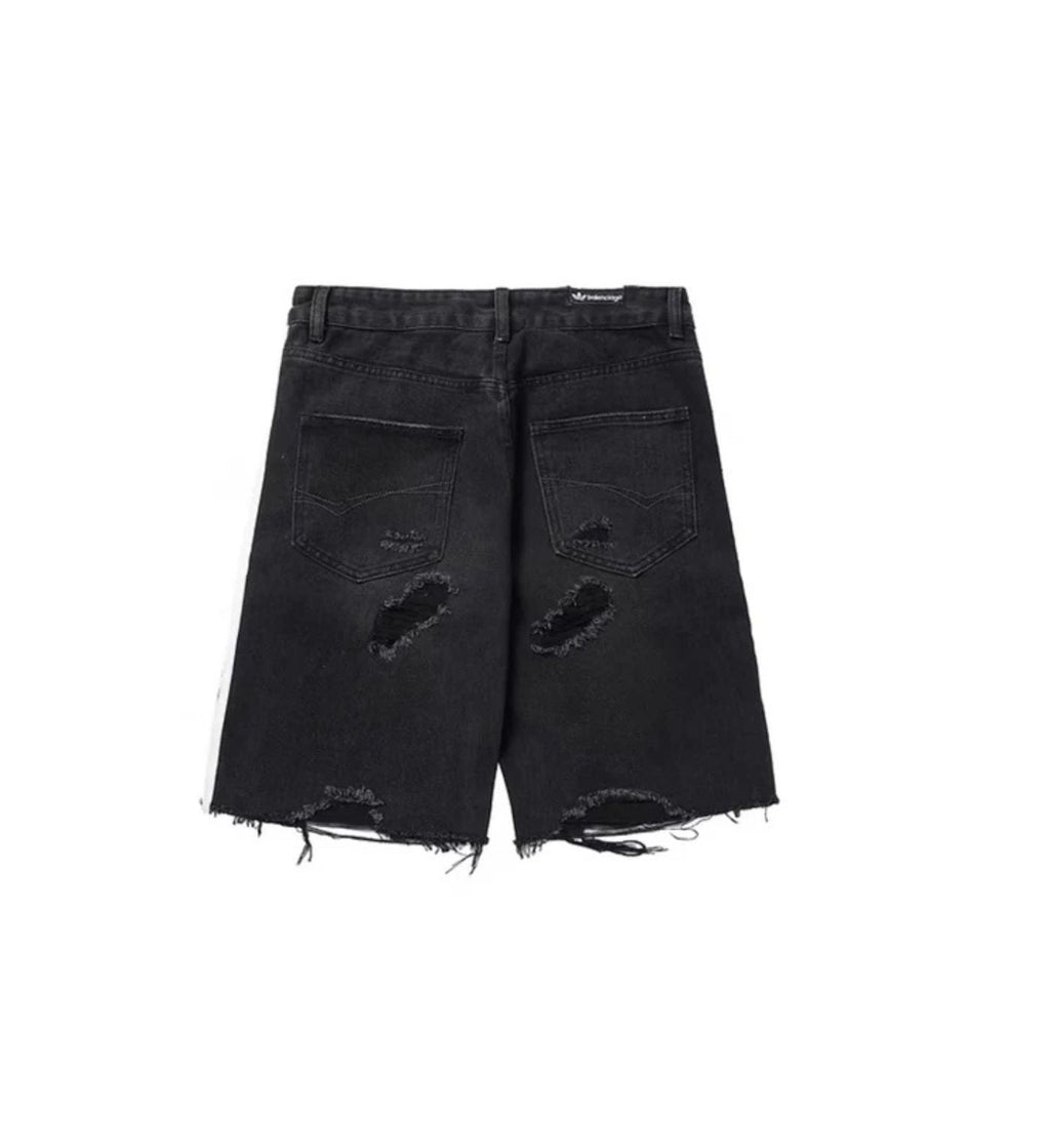 Balenciaga short jeans X Adidas