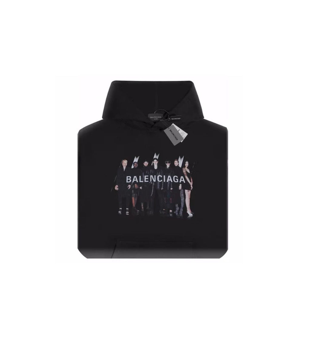 Balenciaga hoodie winter black