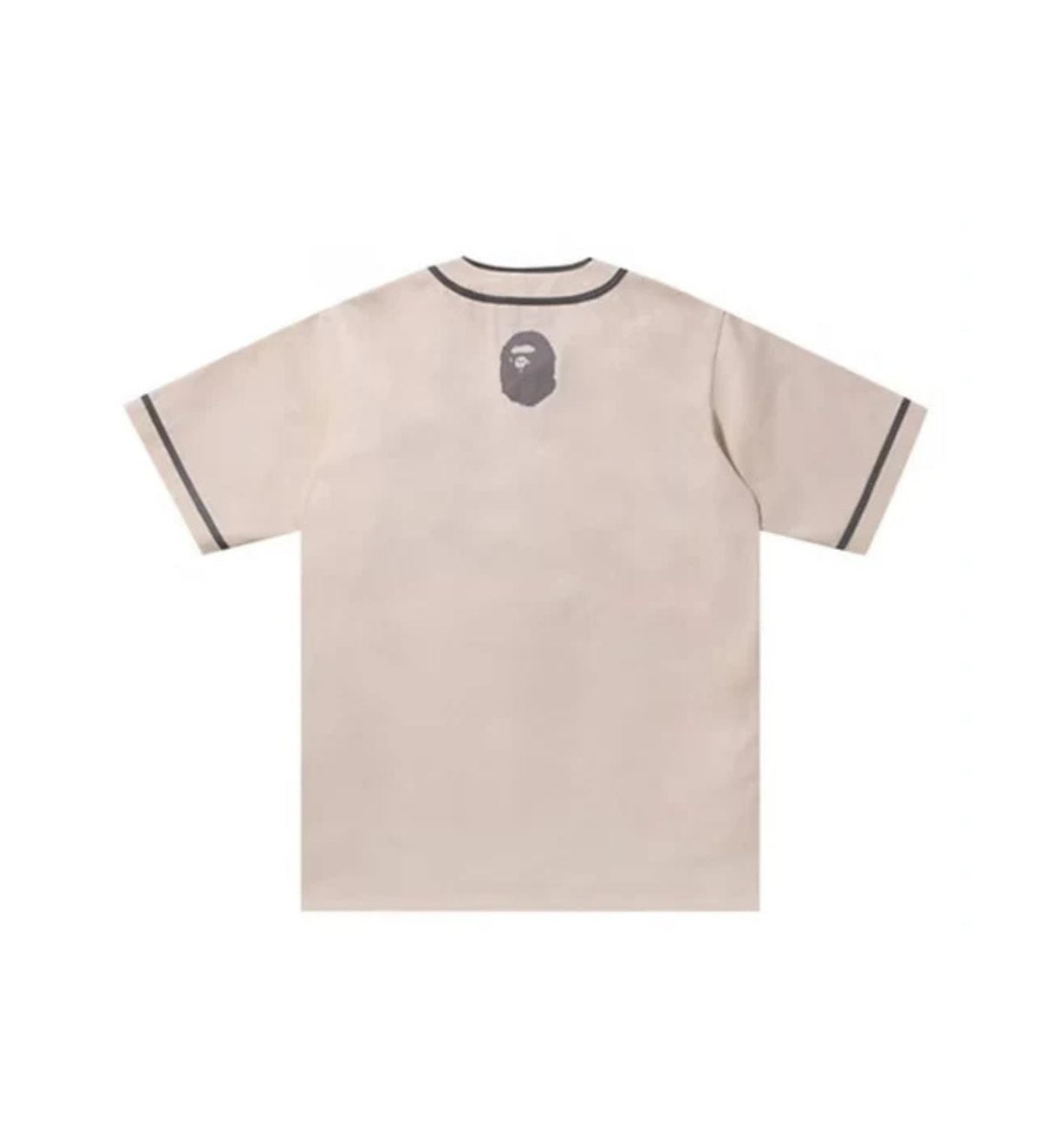 BAPE Baseball Shirt 'White/Ivory'