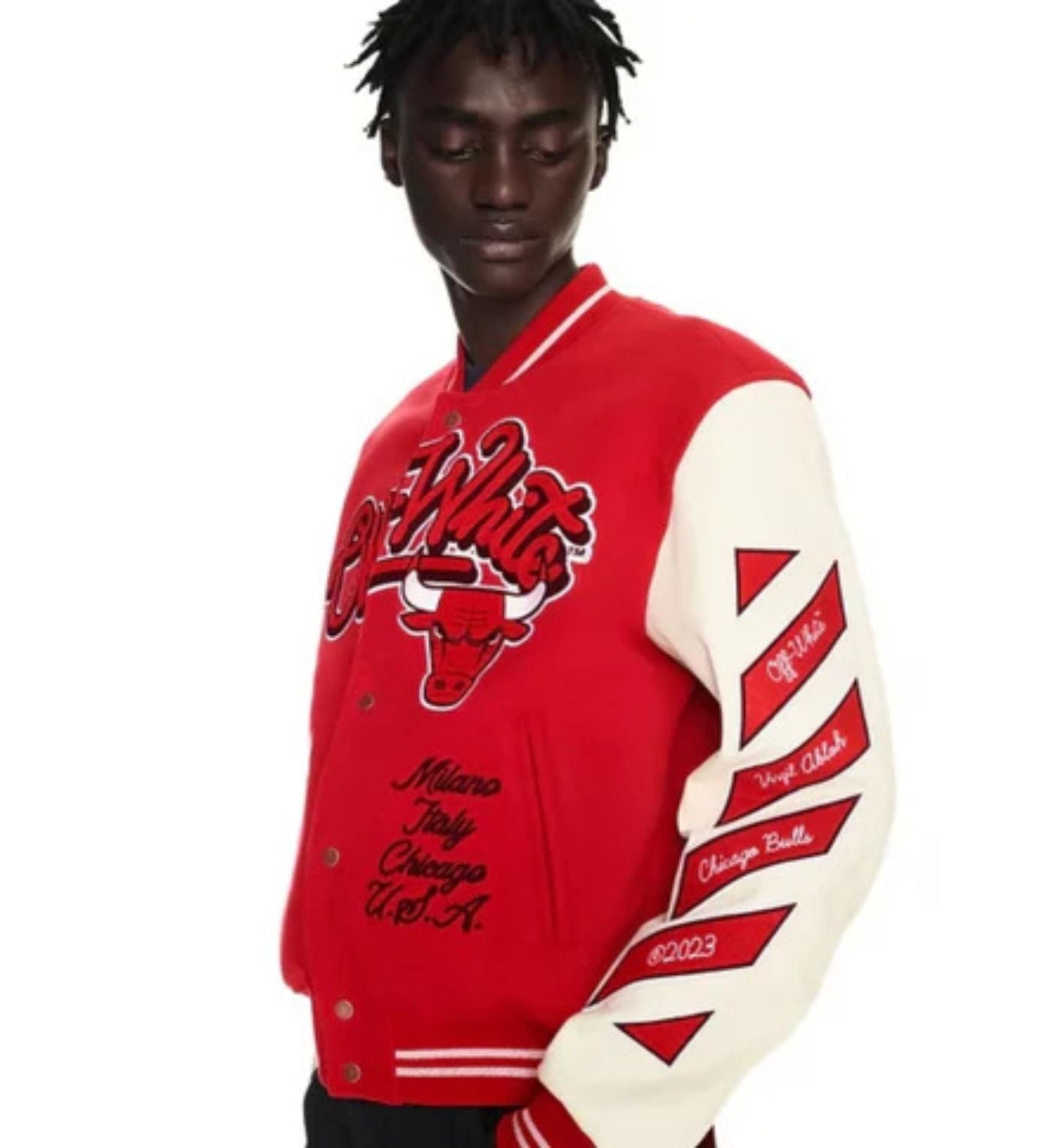 Off Withe jacket bulls gym red X Virgil Abloh