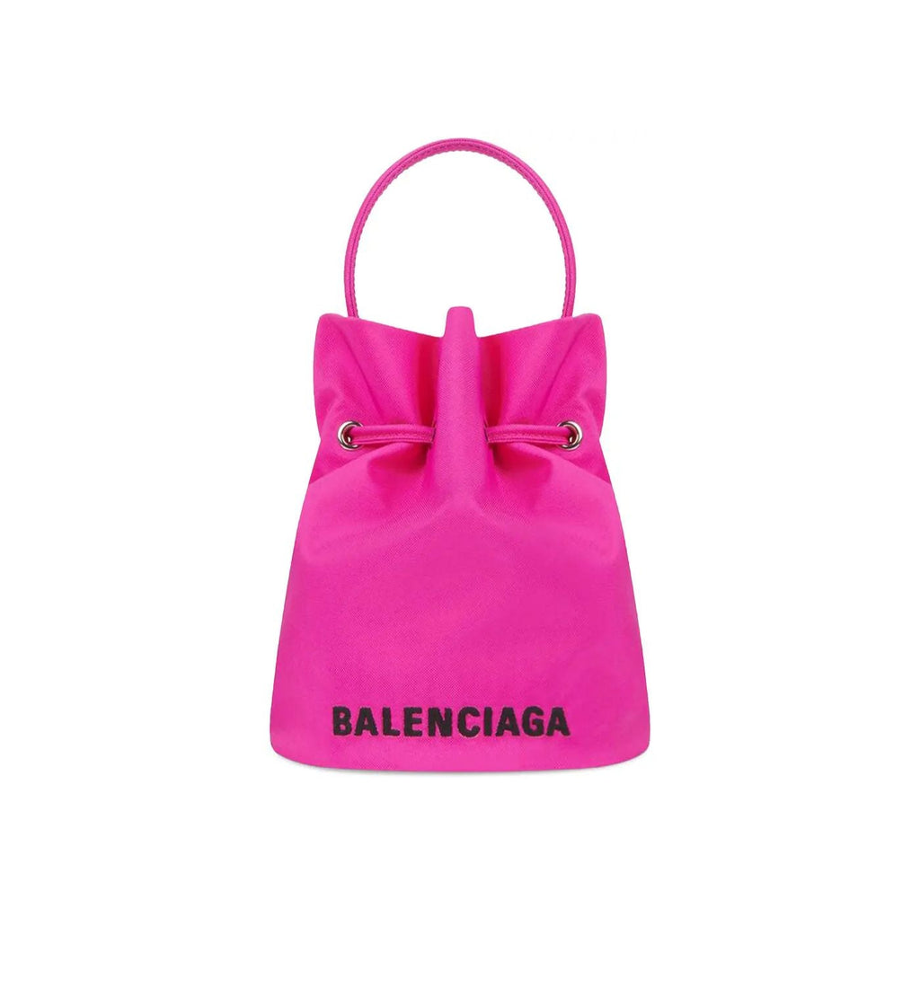 Balenciaga XS Drawstring Wheel Bucket Bag 'Fluorescent