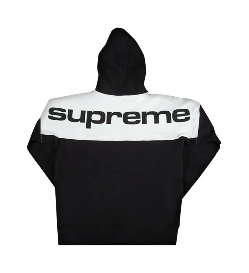 Supreme Blocked Hooded Sweatshirt 'Black'