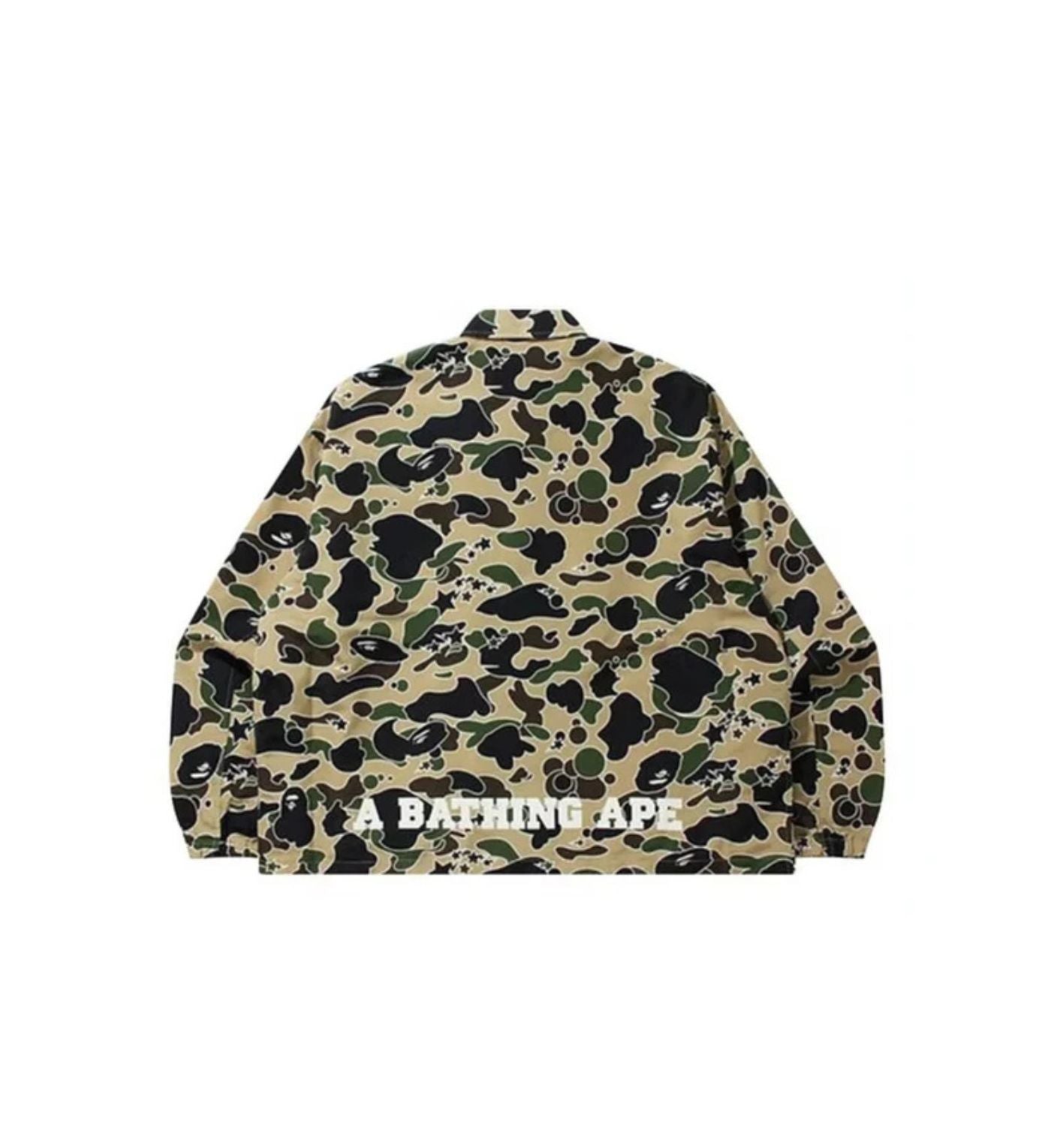 BAPE Sta Camo Relaxed Coach Jacket 'Yellow'