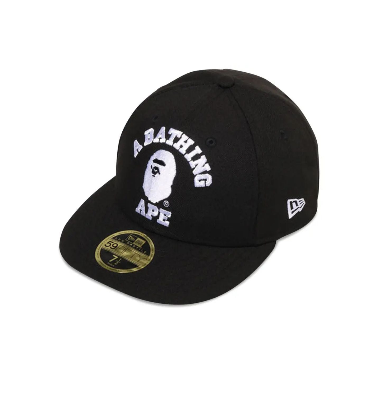 BAPE College New Era 59FIFTY Low Profile Cap 'Black'
