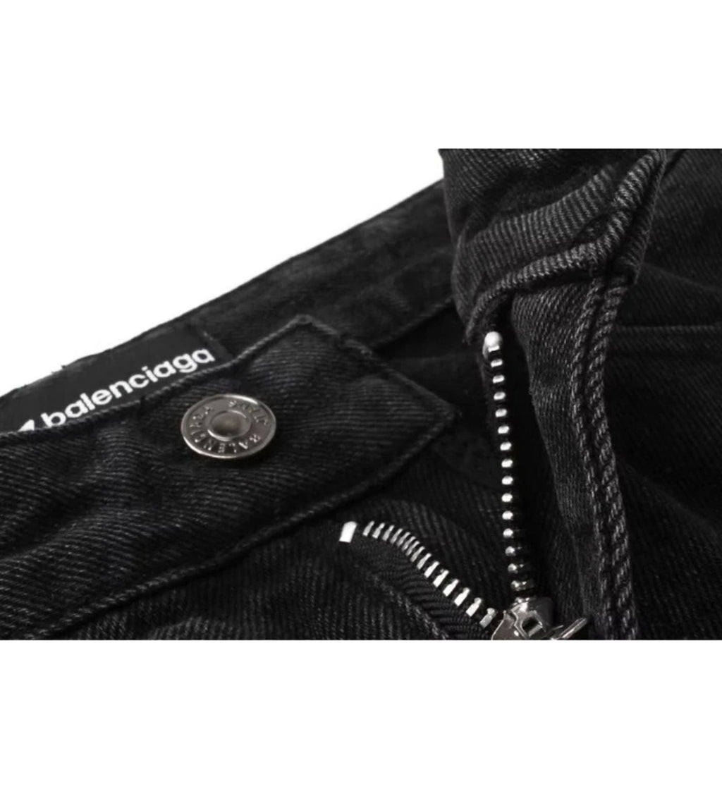 Balenciaga pants jeans black X Adidas