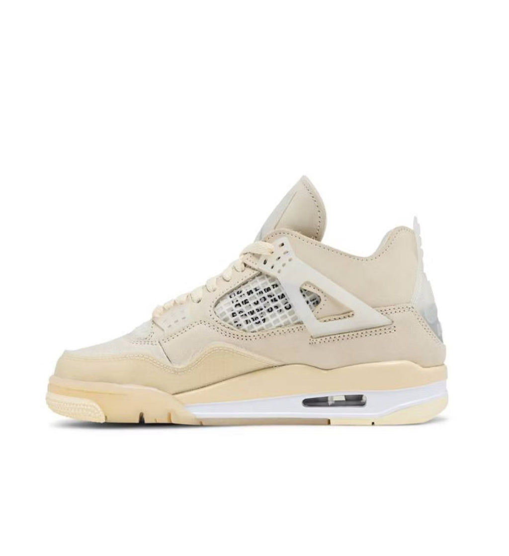 Off-White x Wmns Air Jordan 4 Retro SP'Sail'