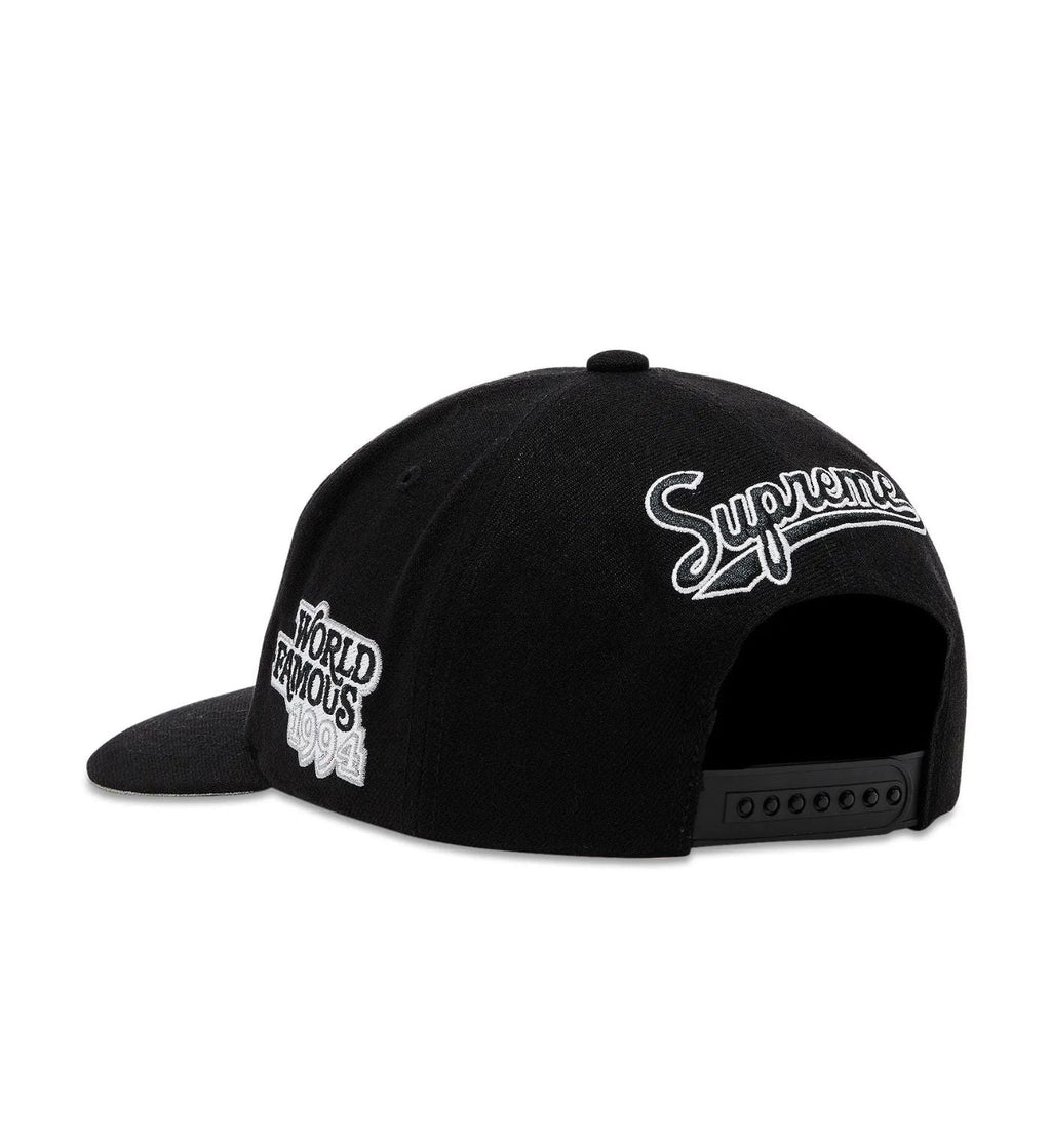 Supreme World Famous S Logo 6-Panel 'Black'