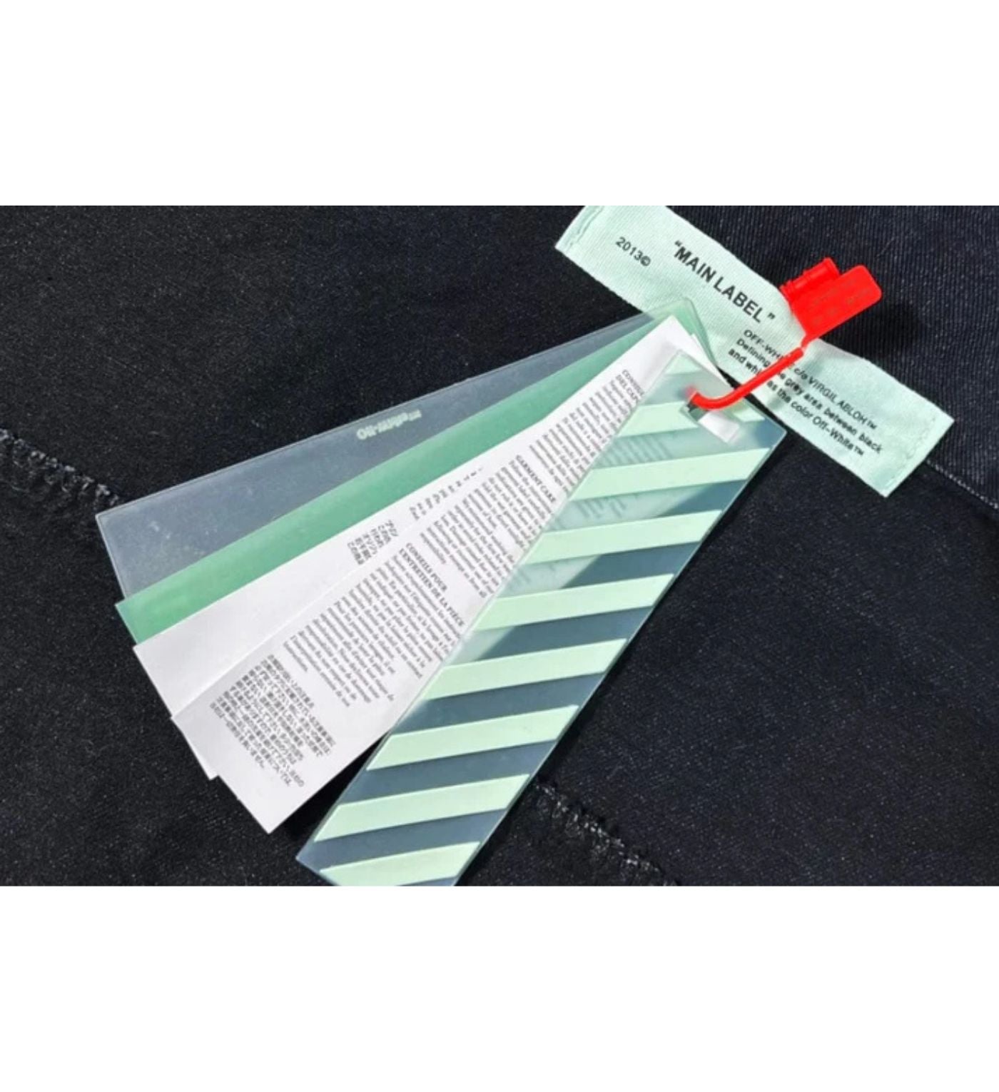 Offwithe jacket black logo X Virgil Abloh