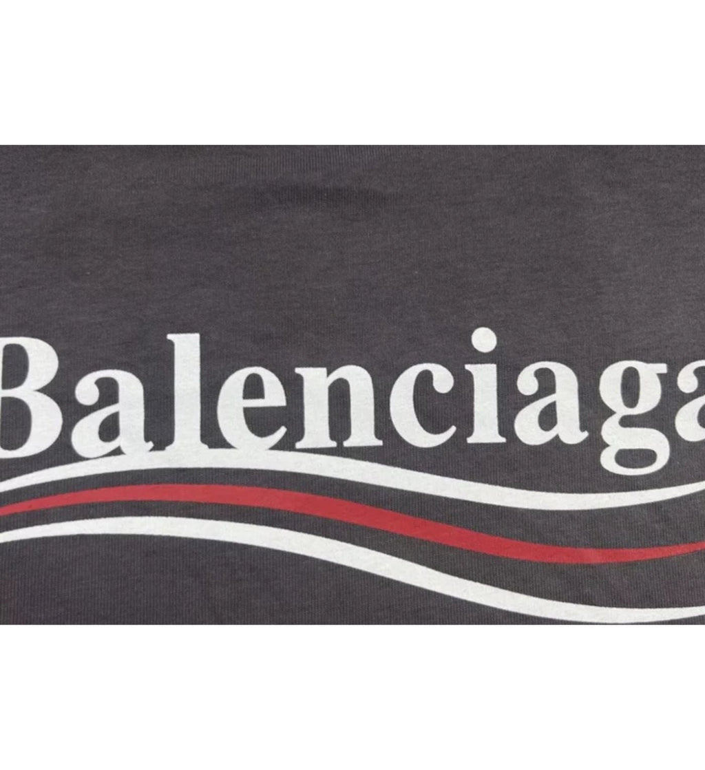Balenciaga T-Shirt gray logo