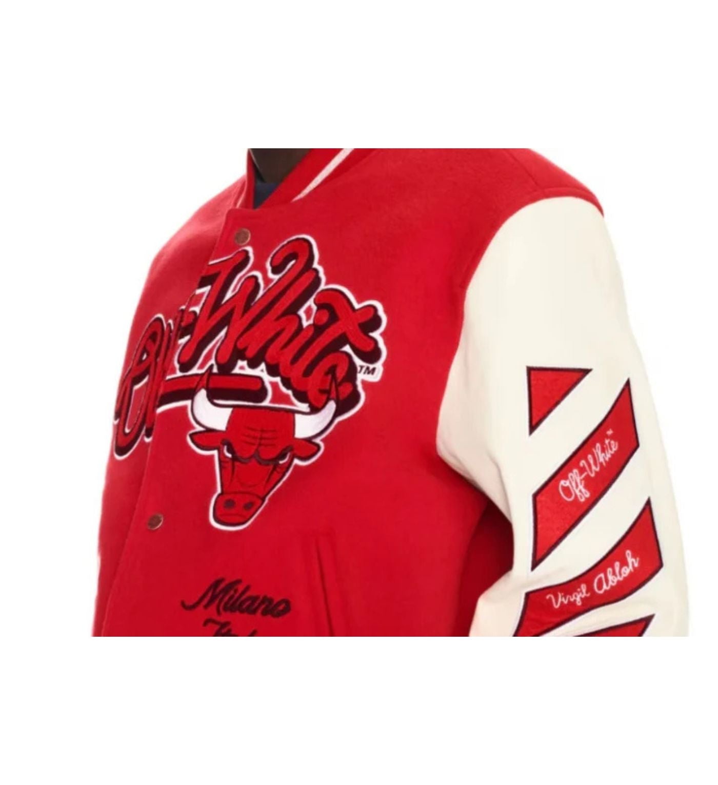 Off Withe jacket bulls gym red X Virgil Abloh