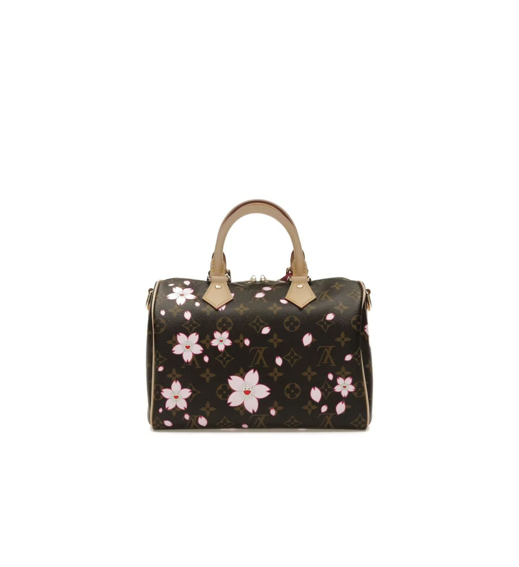 Louis Vuitton x Takashi Murakami Cherry Blossom Speedy Bandouliere 25