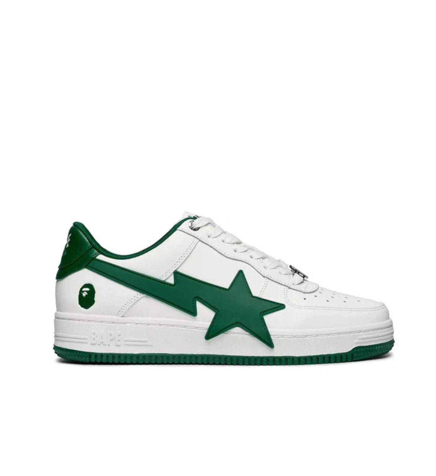 A Bathing Ape Bape Sta OS #2 White Green