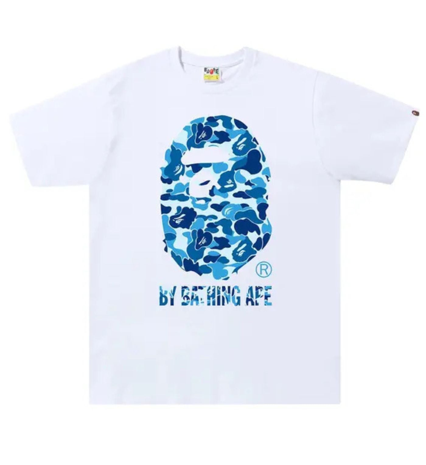 BAPE ABC Camo By Bathing Ape Tee 'White/Blue'