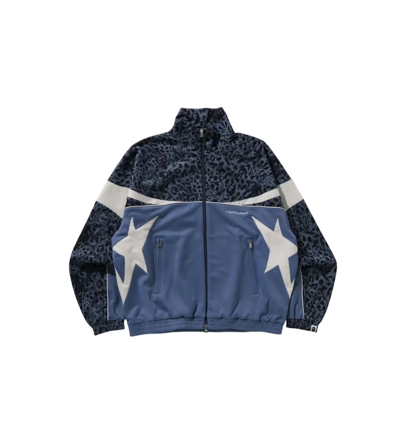 BAPE Wild Leopard Pattern Relaxed Fit Track Jacket