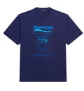 Balenciaga Boxy T-Shirt 'Blue'