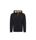 Burberry Hove Check Embroidery Logo Zip Hoodie